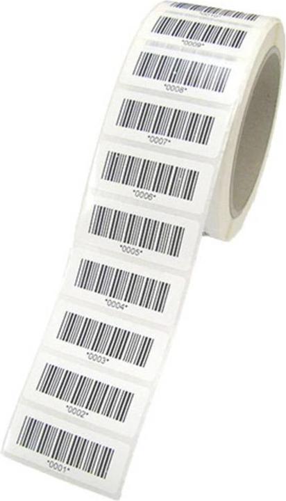Immagine prodotto HT Instruments Etichette per codici a barre numero progressivo. 5001 6000 Etichette per codici a barre 1000 pezzi