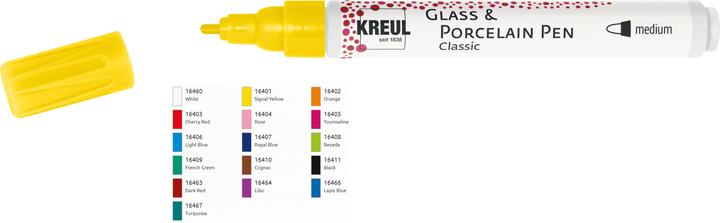 Actual product image Kreul Glass & Porcelain Pen Classic medium (French green)