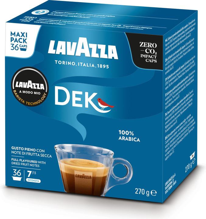 Actual product image Lavazza Dek Cremoso Coffee capsules Medium roast 36 pcs. (36 x Port.)