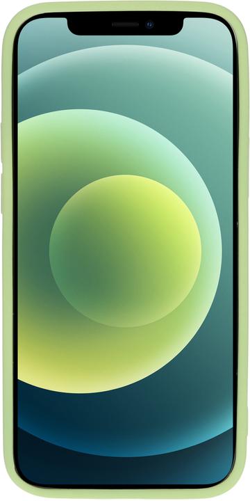Actual product image Mobiparts Silicone Cover Apple iPhone 12/12 Pro Pistache Green (Apple iPhone 12, Apple iPhone 12 Pro)