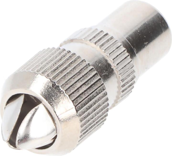 Actual product image Goobay Coax connector with screw fixing