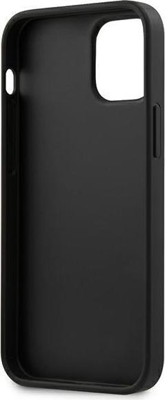 Actual product image BMW Hard Case Leather Tire Marks for Apple iPhone 12 mini - black (Apple iPhone 12 mini)