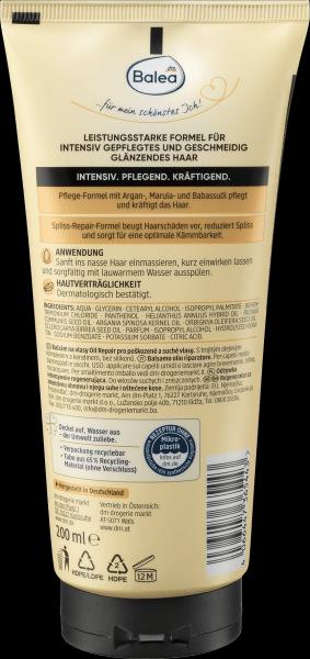 Immagine prodotto dm BaleaProfessional Balsamo Olio Riparatore Intensivo