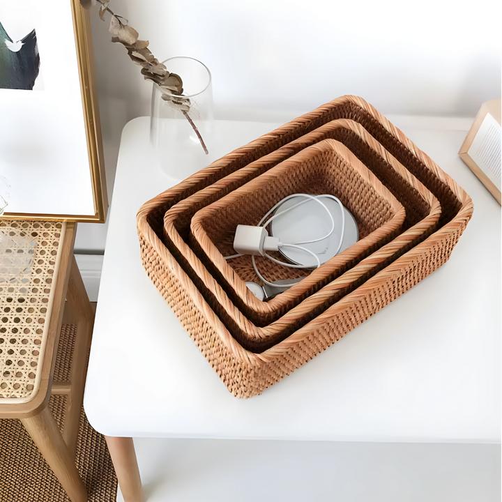 Produktbild Bins and Boxes Rattan (1 x, 25.5 x 16 x 9.5 cm)