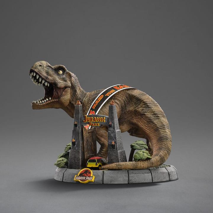 Immagine prodotto Iron Studios Jurassic Park Mini Co. Figura in PVC T-Rex Illusion Deluxe 15 cm