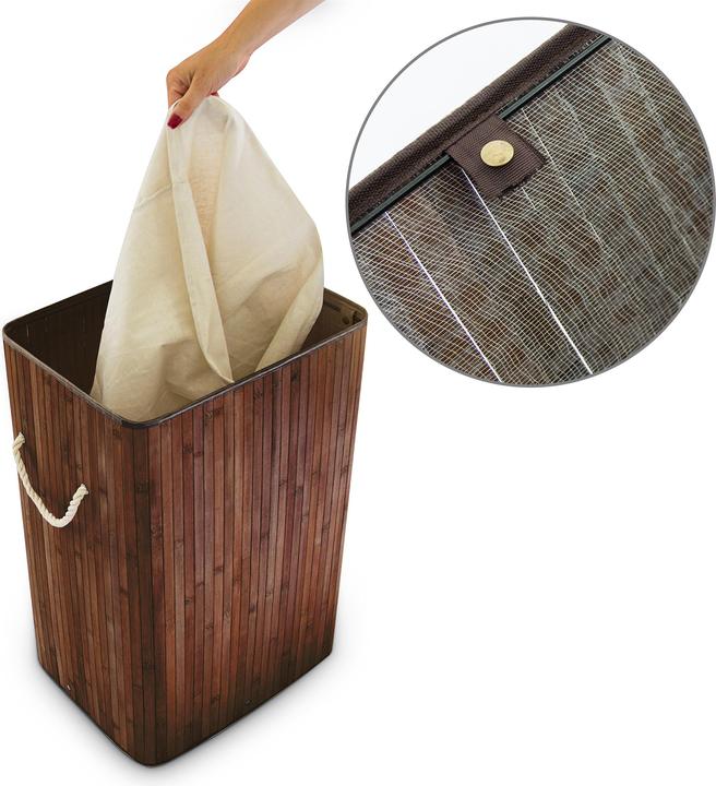 Actual product image Relaxdays Rectangular Hamper (83 l)