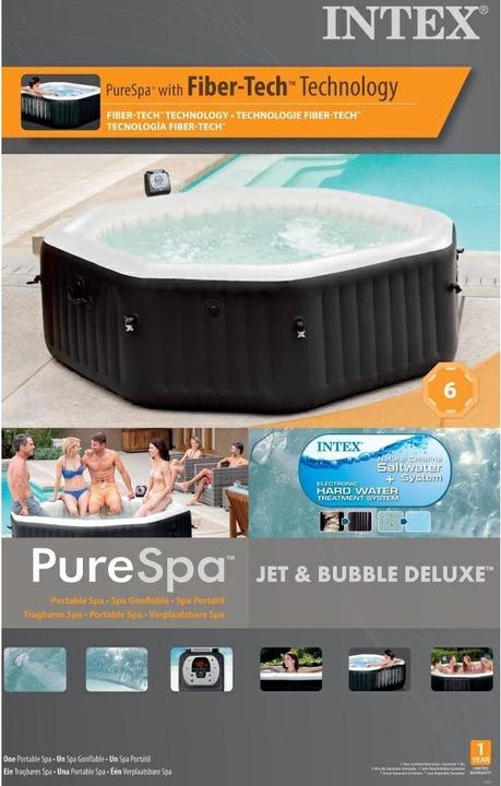 Actual product image Intex PureSpa Jet and Bubble Deluxe Massage (6 pers.)