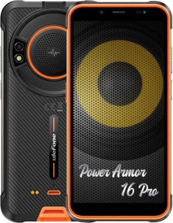 Immagine prodotto Ulefone POWER ARMOR 16 PRO 4+64GB DS 4G ARANCIONE OEM (64 GB, Arancia, 5.93", Doppia SIM, 16 Mpx, 4G)