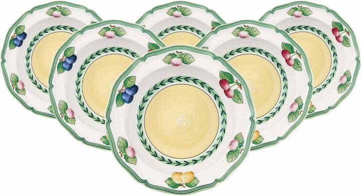 Actual product image Villeroy & Boch Multipack French Garden Fleurence salad bowl - 6 pieces (20.50 cm, 0.33 l, 6 x)