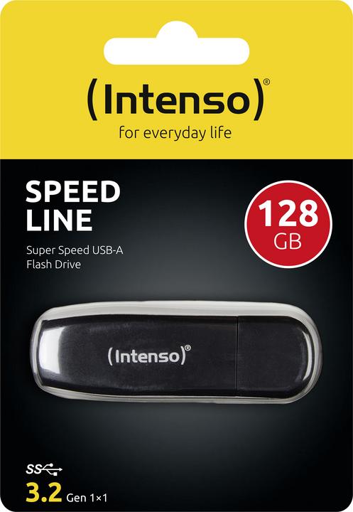 Actual product image Intenso speed line (128 GB, USB-A, USB 3.0)