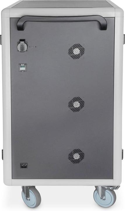 Produktbild Digitus Mobiler Ladeschrank, 15.6", USB-C 30 Ladestationen, PDU, Lüfter, 1260 x 824 x 650 mm