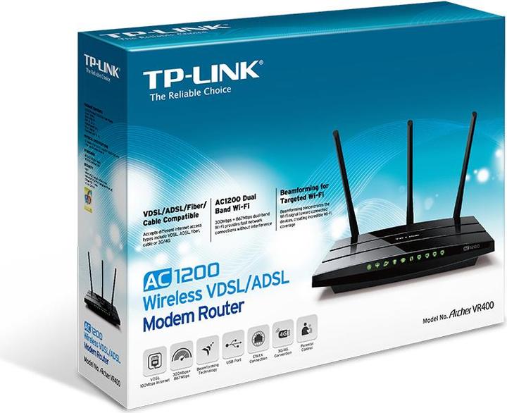 Actual product image TP-Link Archer VR400 V3