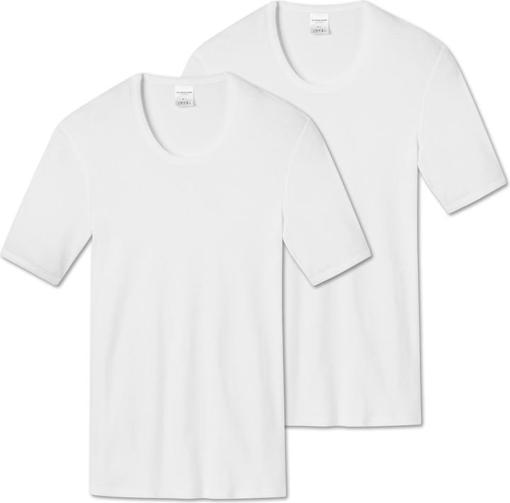 Schiesser T-Shirt Klassisch Bequem sitzend