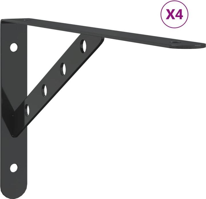 Produktbild VidaXL Regalträger 4 Stk. Edel