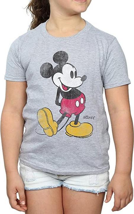 Disney Mädchen Classic Kick Mickey Mouse TShirt