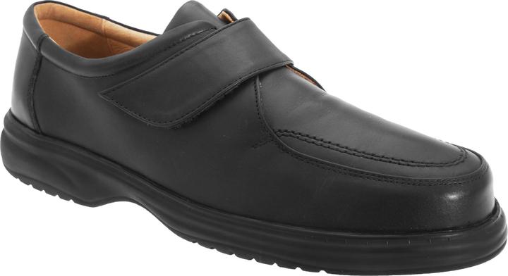 Actual product image Roamers Superlite leather shoes shoes with velcro fastening wide fit (45.5)