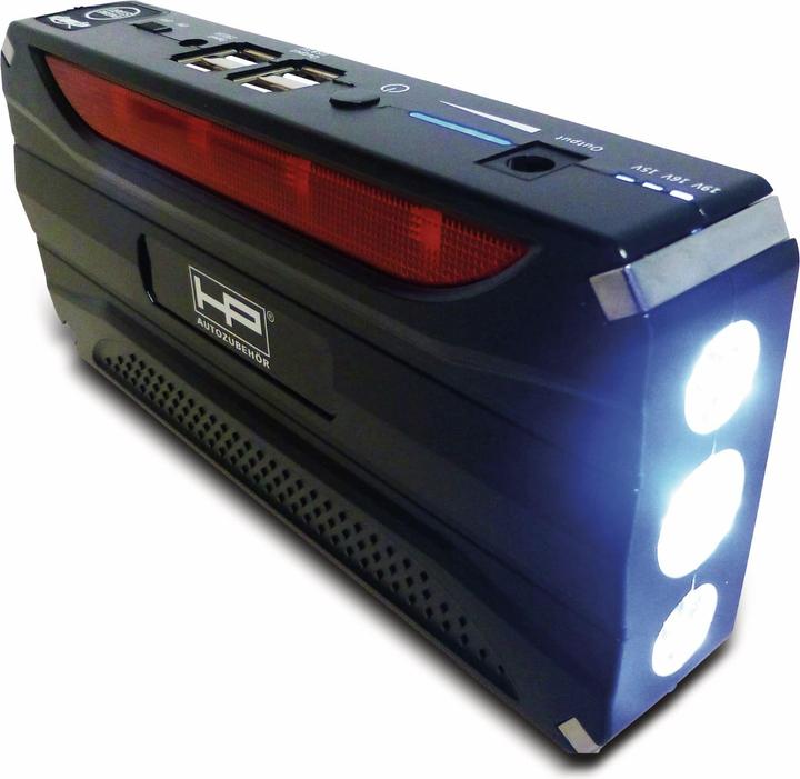 Actual product image HP Autozubehör Professional Powerpack HP AUTO ACCESSORIES 20893 with jump starter, 15/16/19 V, 600 A (600 A, 16800 mAh)