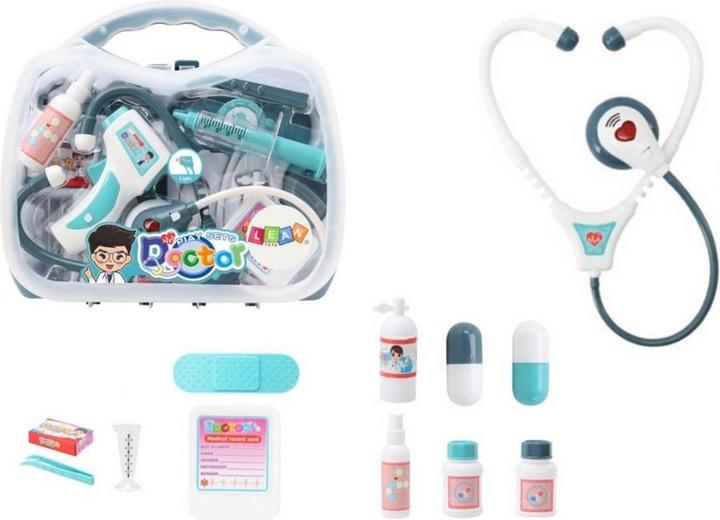 Immagine prodotto Lean Toys Blaue medizinische Ausrüstung des kleinen Arztes