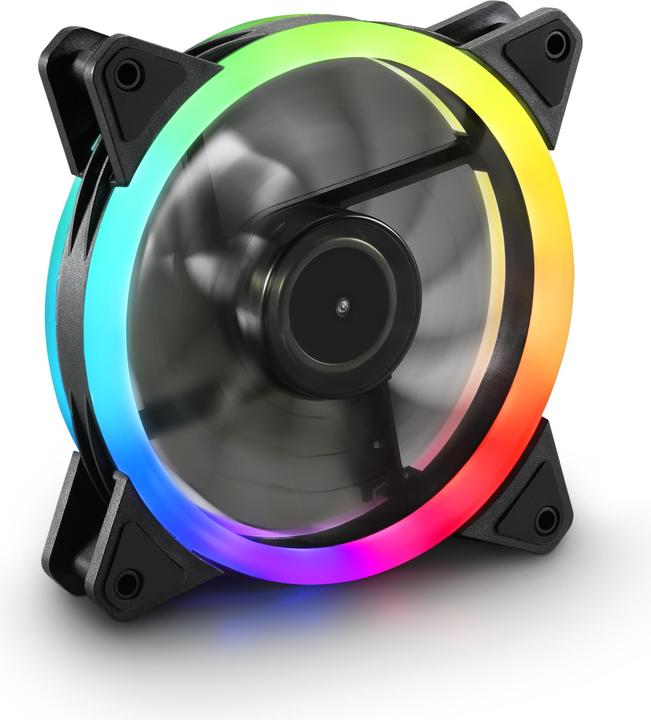 Actual product image Sharkoon Fan SHARK Blades PWM RGB (120 mm, 1 x)