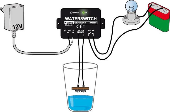 Produktbild Kemo Wassermelder 9-12 V DC