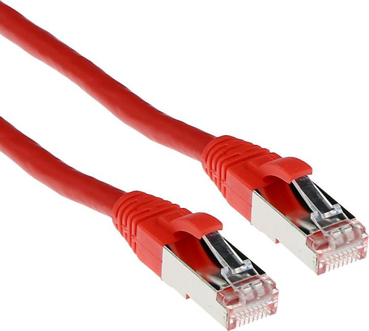 Produktbild Red 2 meter LSZH SFTP CAT6A patch cable snagless with RJ45 connectors CAT6A S/FTP LSZH SNG RD 2.00M (S/FTP, CAT6, 2 m)