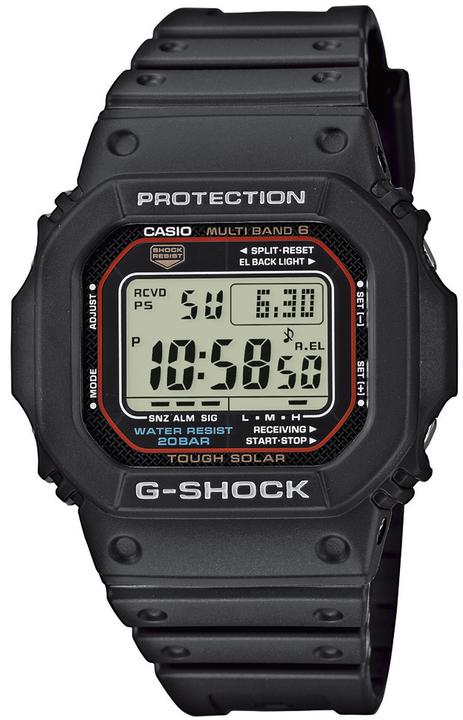 G-Shock Gw-M5610 (Montre numérique, Montre radio-pilotée, Montre connectée, 46.70 mm)