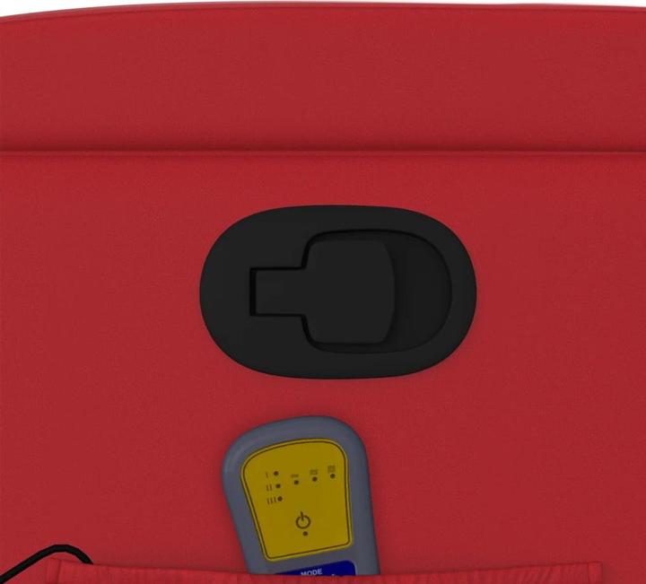Produktbild VidaXL Massagesessel Rot Kunstleder,Farbe: Rot,Material: Kunstleder