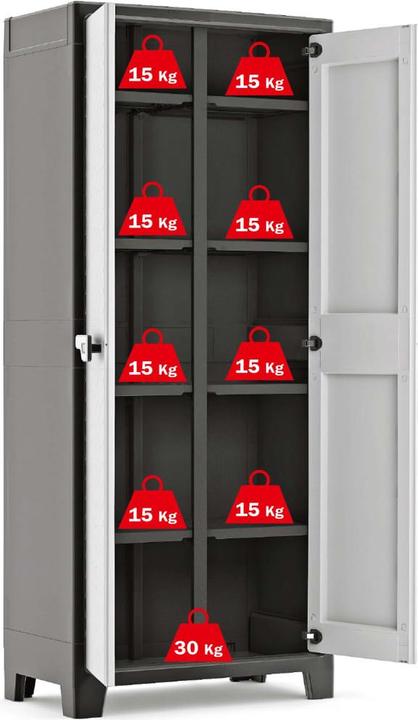 Actual product image Keter Cupboard (80 x 44 x 182 cm)