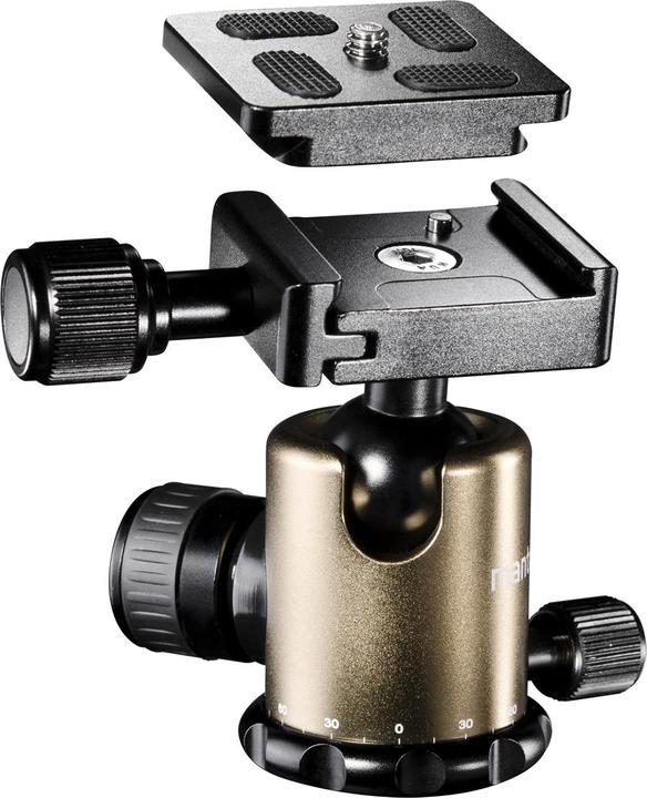 Actual product image mantona Titanium Carbon 2 in 1 Tripod, 159cm (Carbon)