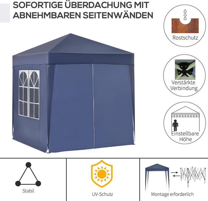 Actual product image Outsunny Folding pavilion (200 cm, 200 cm)