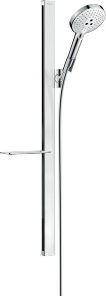 hansgrohe HG Br.set RAINDANCE Sel S 120 3jet/Unica 125mm Bsta 90 we/chr 9 l/min EcoSmart