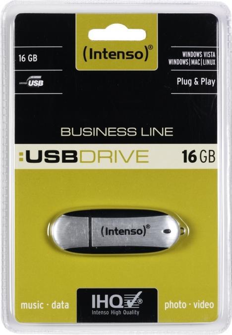 Produktbild Intenso USB-Drive 2.0 16GB Business Line (16 GB, USB-A, USB 2.0)
