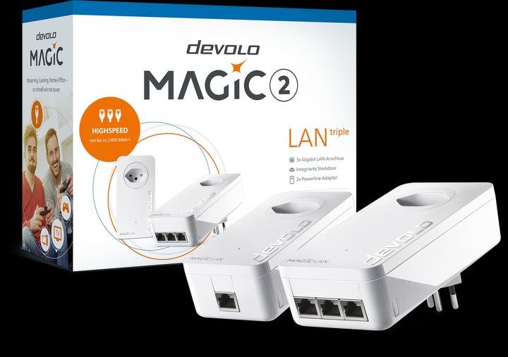 Devolo Magic 2 LAN triple Starter Kit (2400 Mbit/s)