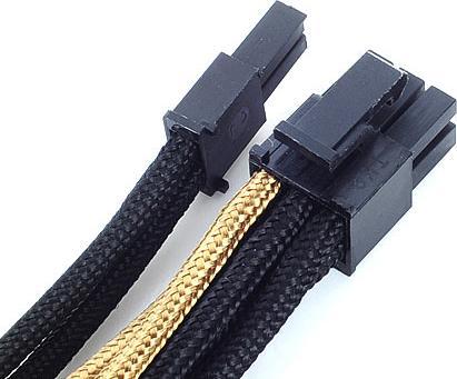 Produktbild Silverstone PCI-8-Pin zu PCIe-6+2-Pin Kabel