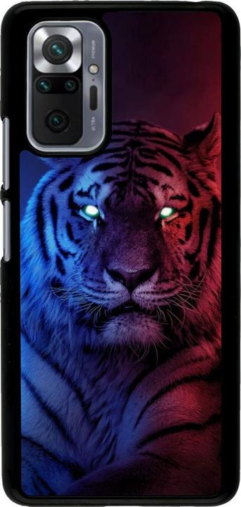 Actual product image PhoneLook Coque Tiger Blue Red (Xiaomi Redmi Note 10 Pro)