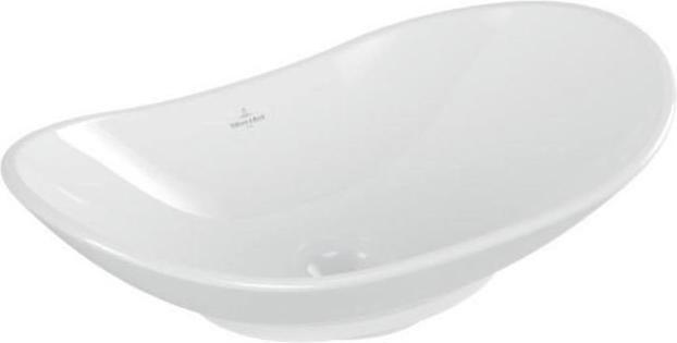 Produktbild Villeroy & Boch Aufsatzwaschbecken My Nature 61 cm wei mit Beschichtung 411060R1 (360 mm, 610 mm)