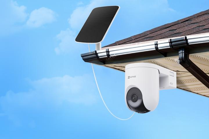 Produktbild EZVIZ HB8 Lite Kit Batterie Kamera + Solar Panel (2560 x 1440 Pixels)