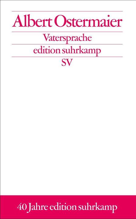 Produktbild Vatersprache (Albert Ostermaier, 2003)