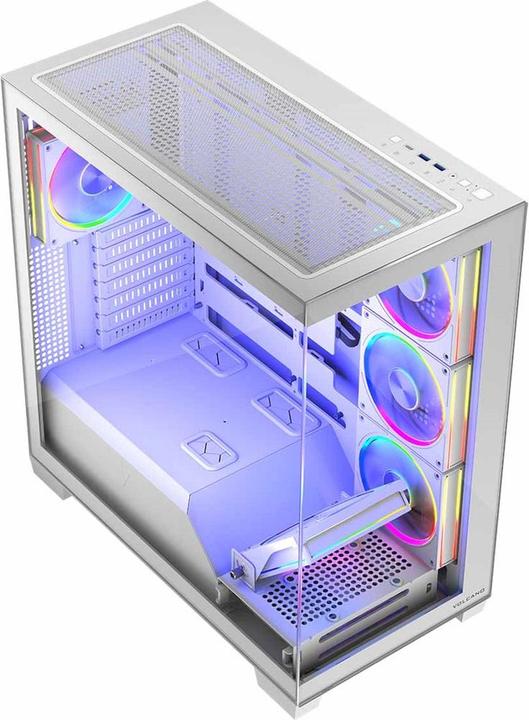 Actual product image Modecom Computergehäuse VOLCANO STELLAR ARGB MIDI 5F (ATX, mATX, Mini-ITX)