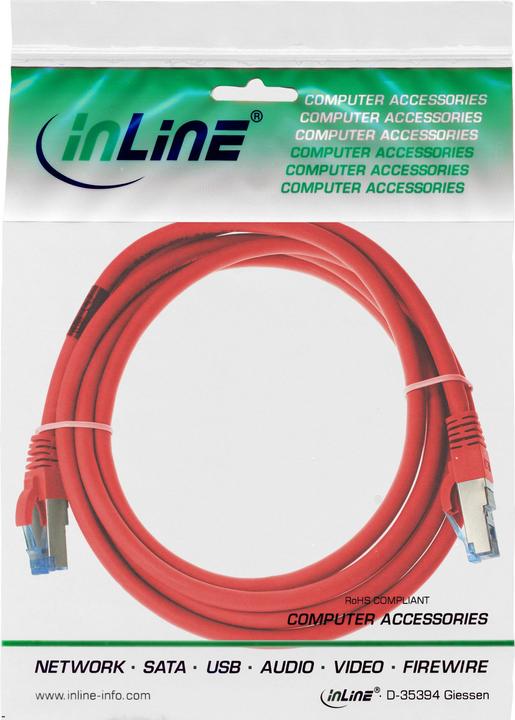 Image du produit InLine Câble de réseau (S/FTP, CAT6a, 1 m)