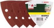 Image du produit Bosch Zubehör Set de feuilles abrasives pour ponceuses Delta, 93 mm, 80, 6 trous, pack de 25 (80)