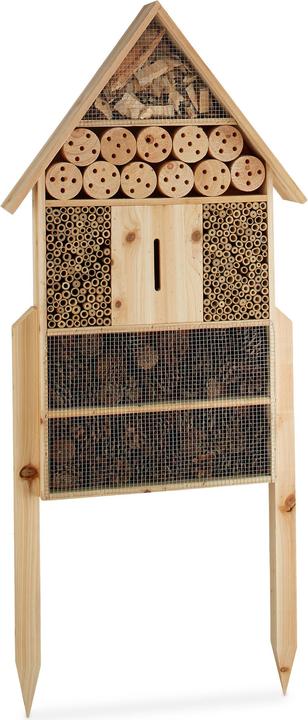 Actual product image Relaxdays Insect hotel (Ladybirds, Lacewings, Bee, Wild bees, Butterflies)