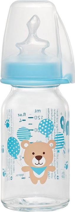 Actual product image NIP Babyflaschen Glasflasche 125 ml - Silikon (125 ml)