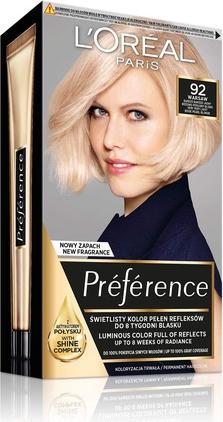 Image du produit L'Oréal Paris LOR PREFERENCE FERIA 92 Bardzo Jasny Blond& (92 Blonde très légère)