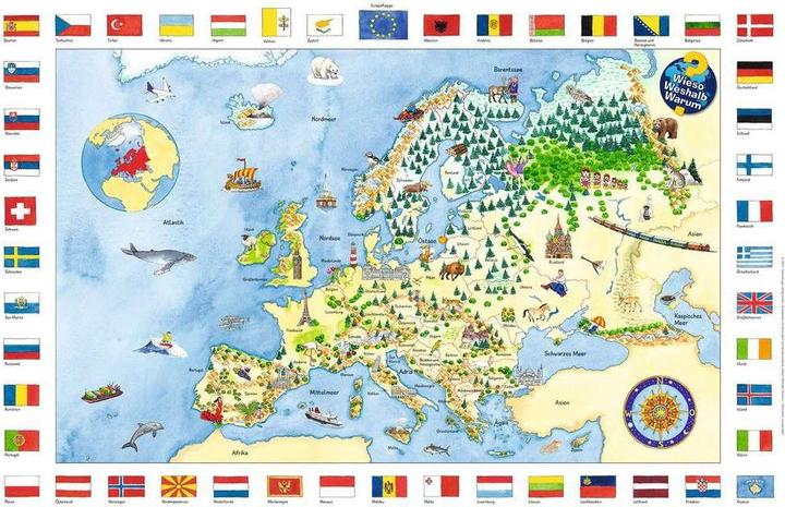 Image du produit Ravensburger Mein erster Europa-Atlas (Allemand, Andrea Erne, 2020)
