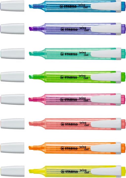 Produktbild STABILO swing cool Textmarker (Sortiert, 1 mm, 18 x)