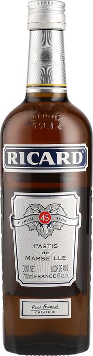 Produktbild Ricard Pastis de Marseille (18 Jahre, 45 %, Frankreich, 1 x 70 cl, Pastis)