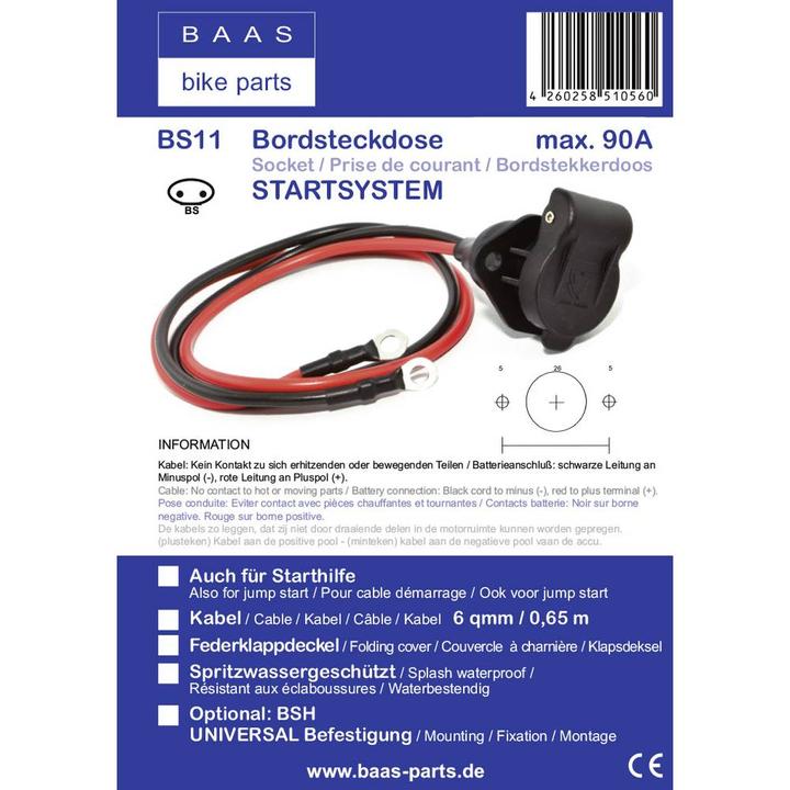 Immagine prodotto BAAS BS11 Cavo di collegamento Bikestart® BS11