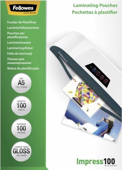 Produktbild Fellowes Impress 100 (A4, 100 Stück, 100 µm)