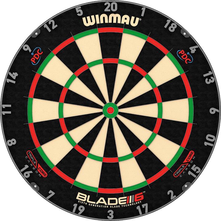 Actual product image Winmau Dartboard Blade 6 Triple Core Carbon